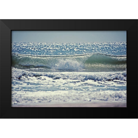Perfect Wave Black Modern Wood Framed Art Print by Nawrocke, Bruce