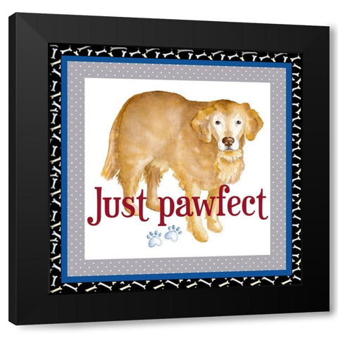 A Dogs Life V Black Modern Wood Framed Art Print by Metz, Andi