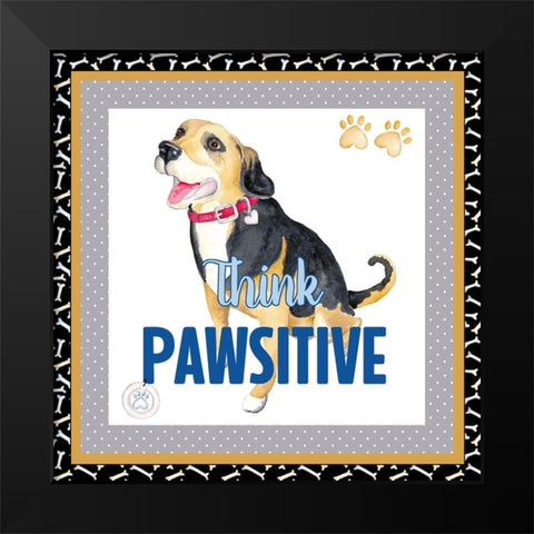 A Dogs Life VI Black Modern Wood Framed Art Print by Metz, Andi