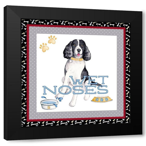 A Dogs Life II Black Modern Wood Framed Art Print with Double Matting by Metz, Andi