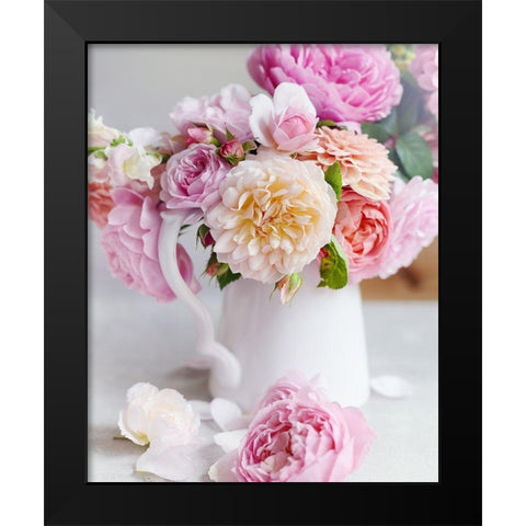 Romance Of Spring Black Modern Wood Framed Art Print by Gardner, Sarah