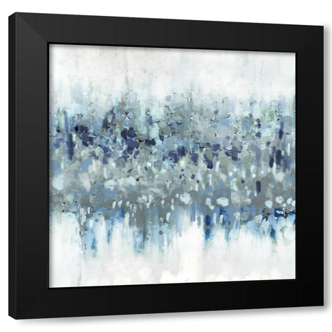 Blue Crossing I Black Modern Wood Framed Art Print by Meneely, Dan