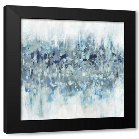 Blue Crossing II Black Modern Wood Framed Art Print with Double Matting by Meneely, Dan