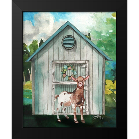 Goat Shed I Black Modern Wood Framed Art Print by Medley, Elizabeth