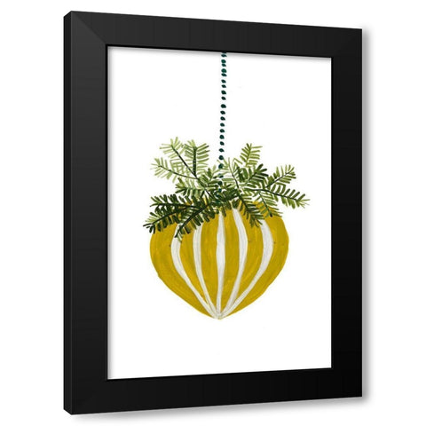 Modern Ornament I Black Modern Wood Framed Art Print with Double Matting by Loreth, Lanie