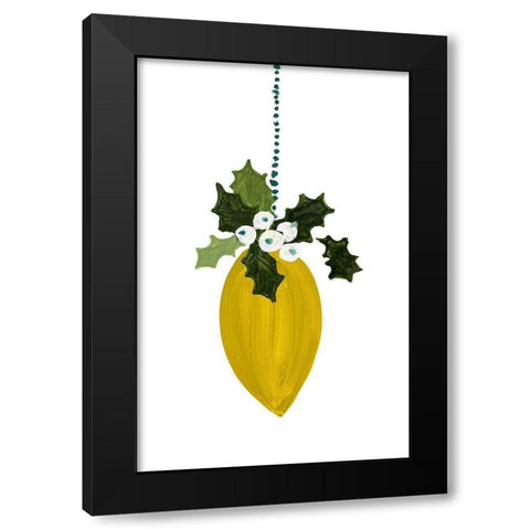 Modern Ornament II Black Modern Wood Framed Art Print by Loreth, Lanie