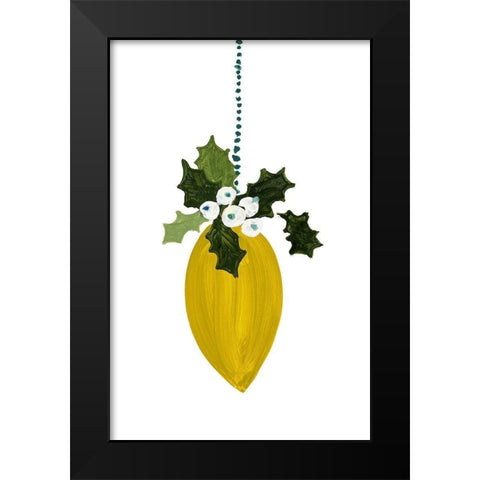 Modern Ornament II Black Modern Wood Framed Art Print by Loreth, Lanie
