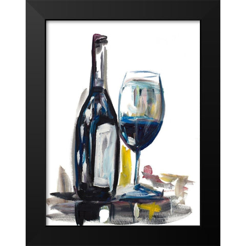 Time for Wine I Black Modern Wood Framed Art Print by Beauchamp, Andy