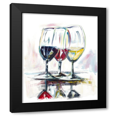 Time for Wine II Black Modern Wood Framed Art Print by Beauchamp, Andy