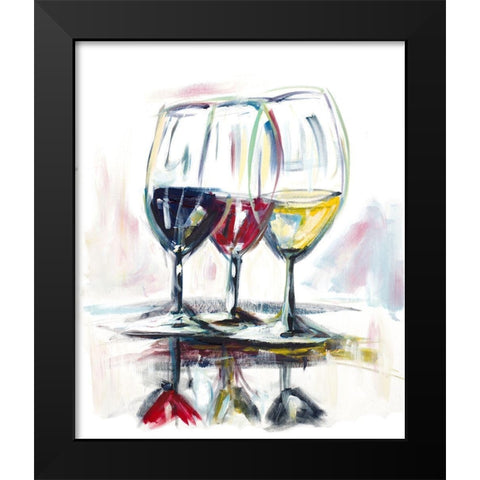 Time for Wine II Black Modern Wood Framed Art Print by Beauchamp, Andy