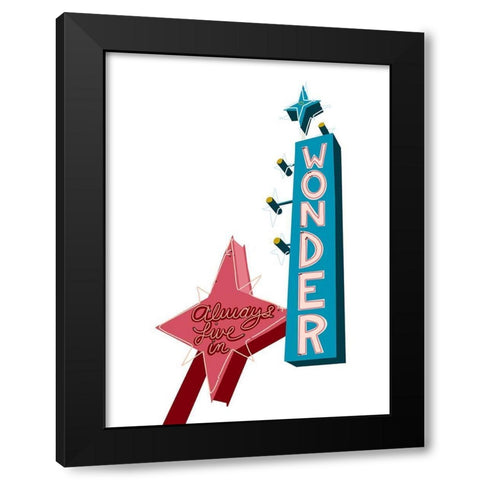 Inspirational Signs IV Black Modern Wood Framed Art Print with Double Matting by Bucheli, Jen