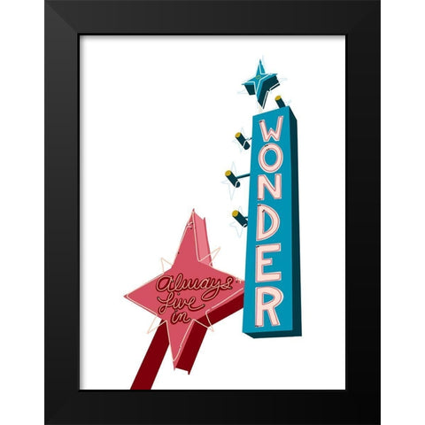 Inspirational Signs IV Black Modern Wood Framed Art Print by Bucheli, Jen