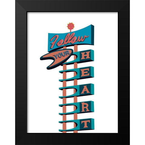 Inspirational Signs I Black Modern Wood Framed Art Print by Bucheli, Jen