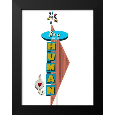 Inspirational Signs II Black Modern Wood Framed Art Print by Bucheli, Jen