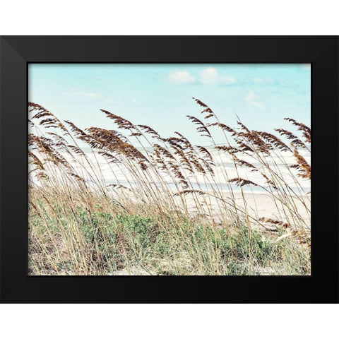 Eastern Beach Grass II Black Modern Wood Framed Art Print by Bonnett, Stede