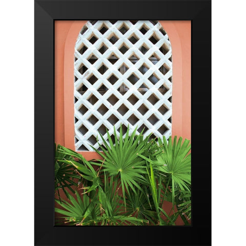 Mexican Fan Palms Black Modern Wood Framed Art Print by Wilson, Kali