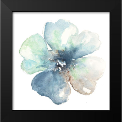 Stay Wild Flower Black Modern Wood Framed Art Print by Pinto, Patricia