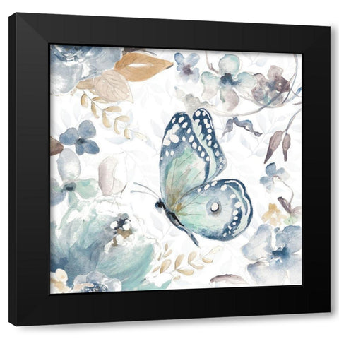 Butterfly Beauty I Black Modern Wood Framed Art Print by Pinto, Patricia