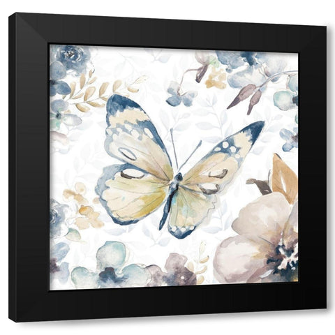 Butterfly Beauty II Black Modern Wood Framed Art Print by Pinto, Patricia