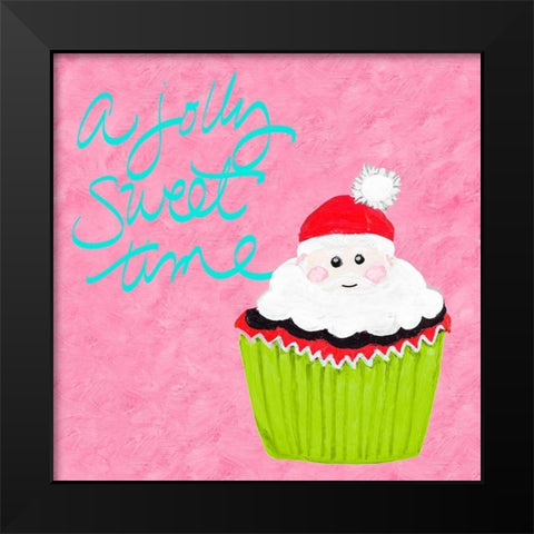 A Jolly Sweet Time Black Modern Wood Framed Art Print by Ritter, Gina