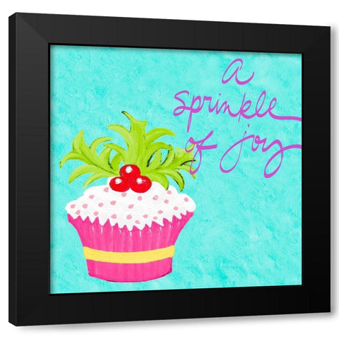 A Sprinkle of Joy Black Modern Wood Framed Art Print with Double Matting by Ritter, Gina