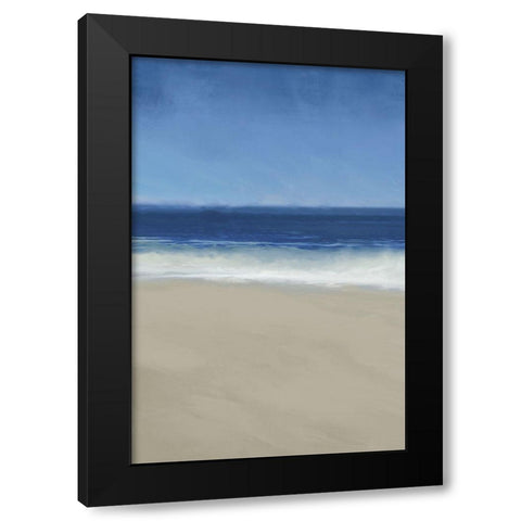 Beach Dreaming I Black Modern Wood Framed Art Print by Meneely, Dan