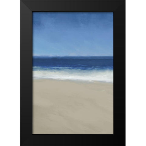 Beach Dreaming I Black Modern Wood Framed Art Print by Meneely, Dan
