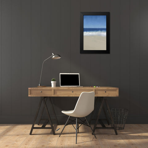 Beach Dreaming II Black Modern Wood Framed Art Print by Meneely, Dan