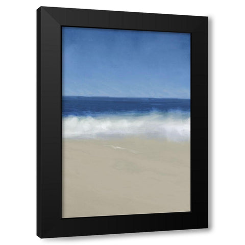 Beach Dreaming II Black Modern Wood Framed Art Print by Meneely, Dan