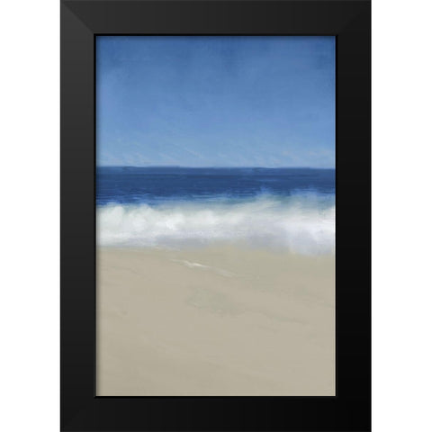 Beach Dreaming II Black Modern Wood Framed Art Print by Meneely, Dan