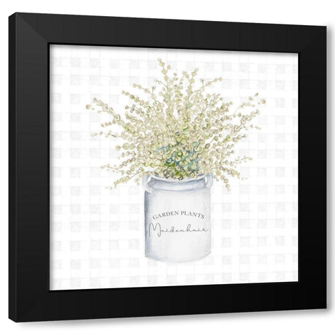 Garden Plants II Black Modern Wood Framed Art Print by Gaynor, Janice