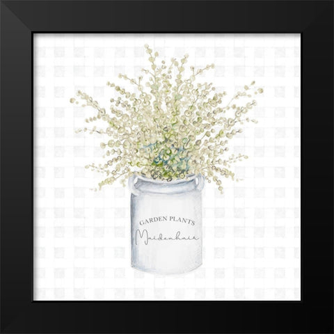 Garden Plants II Black Modern Wood Framed Art Print by Gaynor, Janice