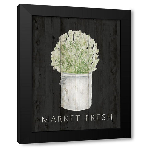 Market Fresh Black Modern Wood Framed Art Print by Gaynor, Janice