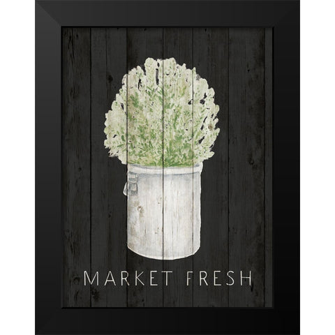 Market Fresh Black Modern Wood Framed Art Print by Gaynor, Janice