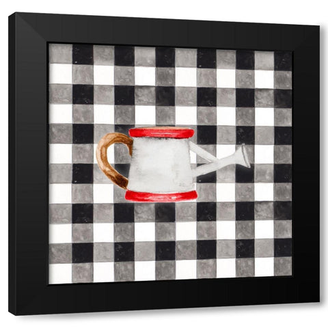 Fun Farm Icon III Black Modern Wood Framed Art Print by Gaynor, Janice