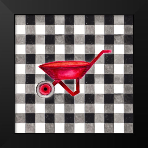 Fun Farm Icon VI Black Modern Wood Framed Art Print by Gaynor, Janice