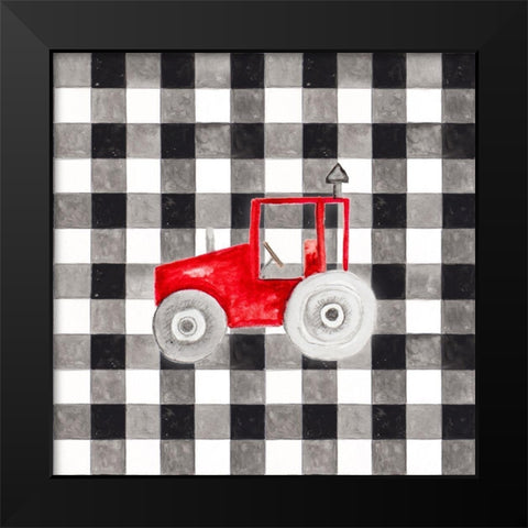 Fun Farm Icon II Black Modern Wood Framed Art Print by Gaynor, Janice