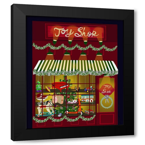 Toy Shop Black Modern Wood Framed Art Print by Bucheli, Jen