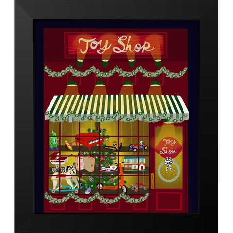Toy Shop Black Modern Wood Framed Art Print by Bucheli, Jen