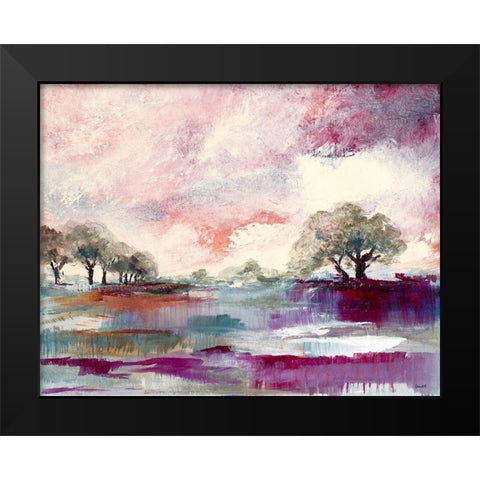 Rusty Sunset Black Modern Wood Framed Art Print by Loreth, Lanie