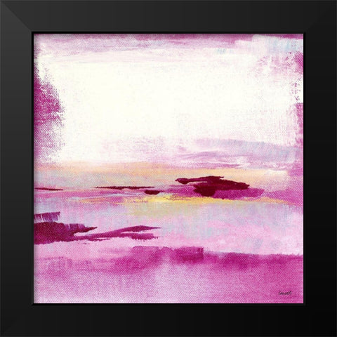 Dawn to Dusk Black Modern Wood Framed Art Print by Loreth, Lanie