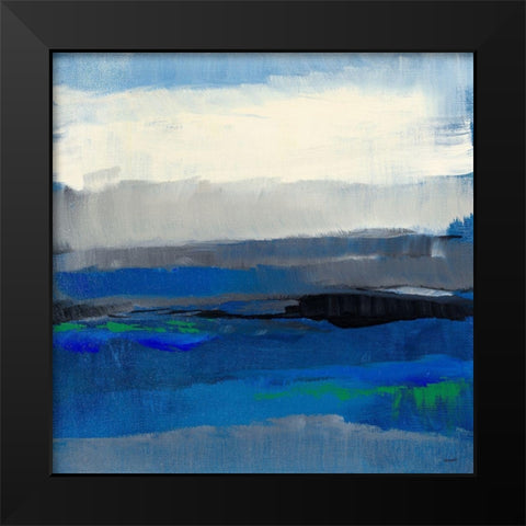 Contemplative Space Black Modern Wood Framed Art Print by Loreth, Lanie