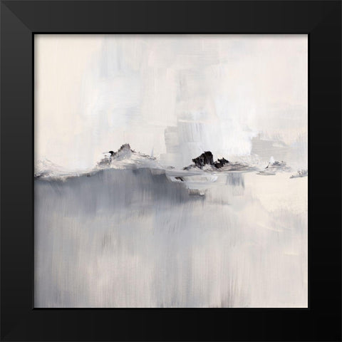 Boundless Space Black Modern Wood Framed Art Print by Loreth, Lanie