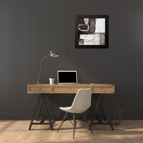 Catch That Tempo II Black Modern Wood Framed Art Print by Loreth, Lanie