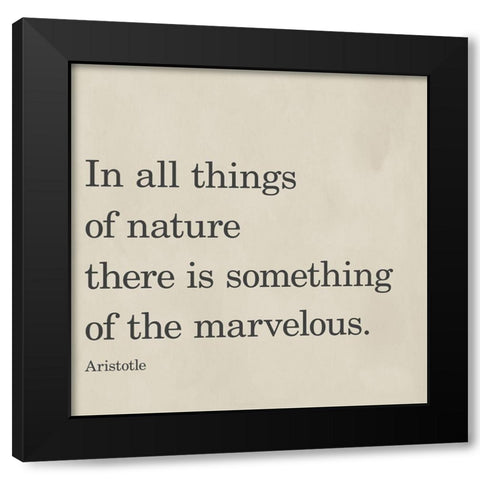 Something Of The Marvelous Black Modern Wood Framed Art Print with Double Matting by SD Graphics Studio