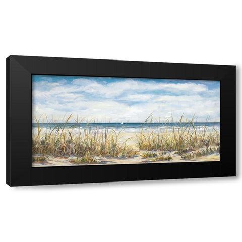 Sailing the Beautiful Coast Black Modern Wood Framed Art Print by DeRice, Julie