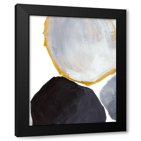 All Year Round Abstract Black Modern Wood Framed Art Print by Loreth, Lanie