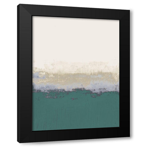 Teal Forever And A Day I Black Modern Wood Framed Art Print by Loreth, Lanie