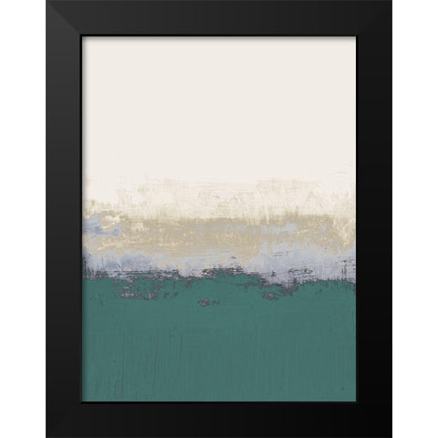 Teal Forever And A Day I Black Modern Wood Framed Art Print by Loreth, Lanie