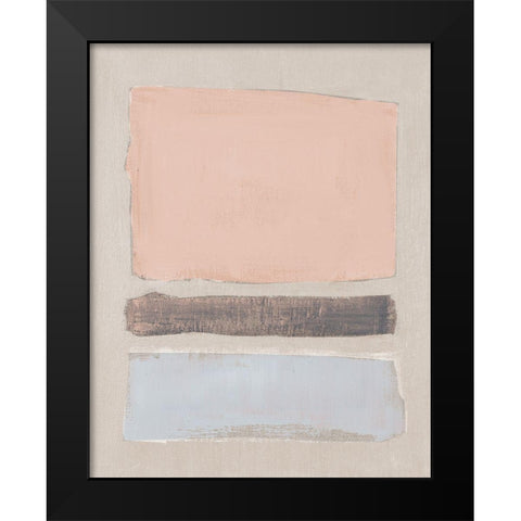 Blush As Big As Life II Black Modern Wood Framed Art Print by Loreth, Lanie